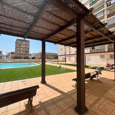Apartamento 1ª Linea De Playa - Con Piscina Y Parking Playa de Gandía Exterior foto