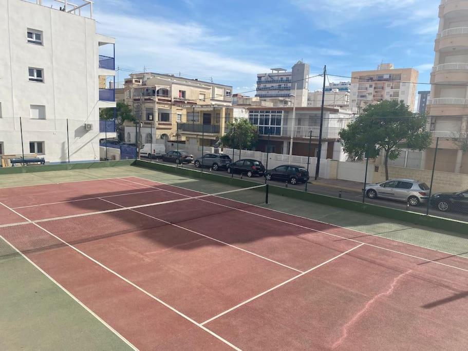 Apartamento 1ª Linea De Playa - Con Piscina Y Parking Playa de Gandía Exterior foto